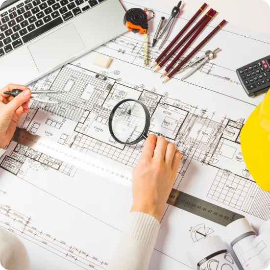 A civil construction plan 